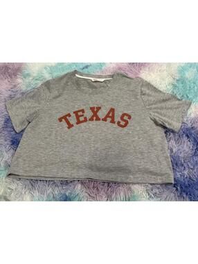 ROMWE Cropped "Texas" Shirt